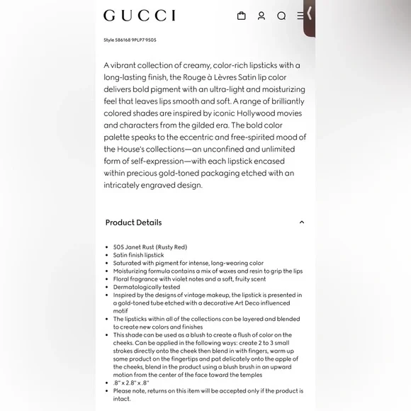 Gucci Gold Skincare Collection - Picture 7 of 7